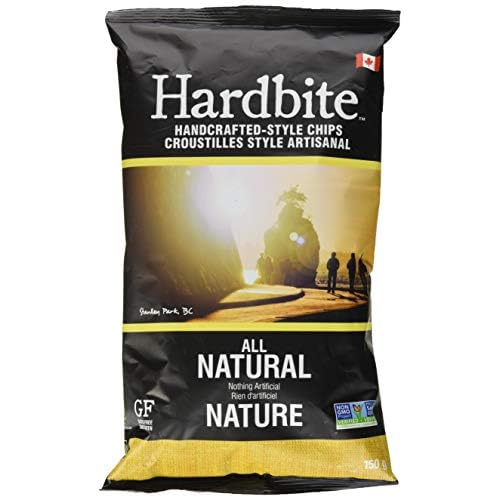 HARDBITE Potato Chips Natural, 5.2 OZ