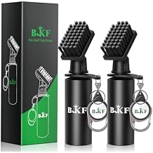 Golf Club Cleaner Brush Anti-Leak Bottle Holds 4.5 Ounces of Water with Gift Box for Club Grooves, Essentials Golf Accessories for Men, Best Golf Gifts for Men/Women (2)