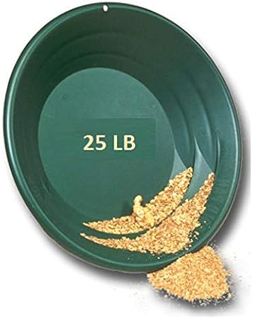 Prestige Minerals and Gems Gold Paydirt 25 LB from Colorado - Unsearched Gold Paydirt Bags - Pan at Home -  Gold