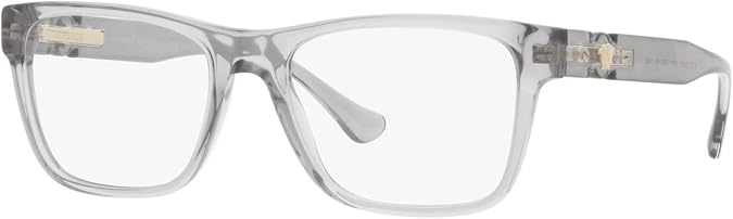 Versace VE3303-593 Eyeglass Frame TRANSPARENT GREY w/DEMO LENS 55mm