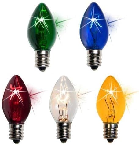 Şahnet C7 10W Colorful Perfume Bulb E14 (5 Pieces)