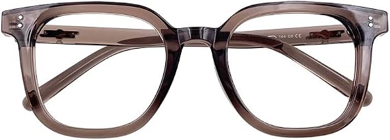 Blue Light Reading Glasses for Women Men Oversized Square Frame Blocking Readers
