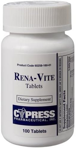 Rena-Vite Tablets, 100 Count per Bottle (10 Pack)