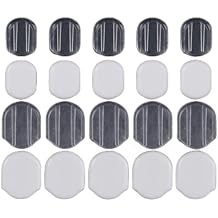 64 Pieces Earring Pads for Clip On Earrings 2 Sizes Silicone Clip-On Earring Backs Clear Silicone Comfort Earring Cushions Earring Covers for Sports Clips On Earrings