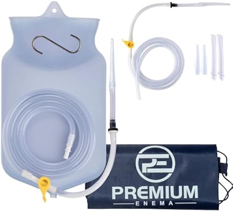 Enema Kit Bundle with Replacement Hose (2 Items)
