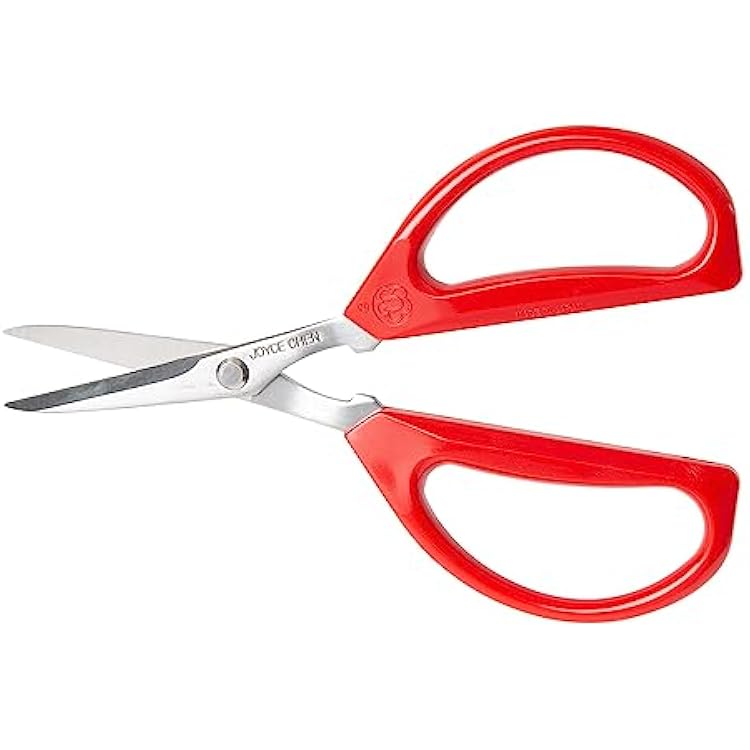 Joyce Chen Original Unlimited Kitchen Scissors All Purpose Kitchen Shears With Comfortable Handles, Red