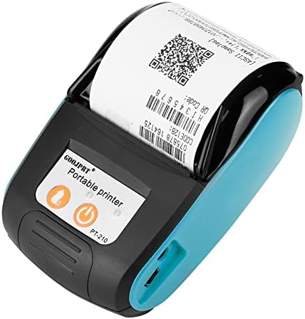 Cryfokt Thermal Printer, 58mm USB Receipt Printer 203DPI Mini Pocket Printer Smartphone Control Mobile POS Printer Bluetooth Bill Printer for Small Business, Restaurant, Sales