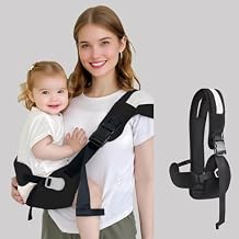 Baby Sling Carrier, Toddle Carrier for 25-60 lbs,Comfortable and Lightweight Adjustable Baby Sling,Perfect for Shopping Travelling-Grey