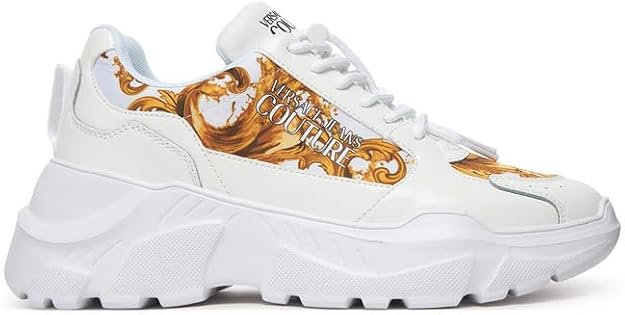 Versace Sneaker 80VA3SC7 ZSD94 Colore Bianco/Oro G03