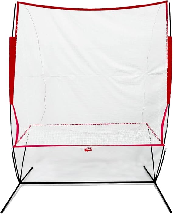 Nets for Tennis Ball Machine,Ball Recycling Net Also for Baseball/Golf/Cricket(Diameter<2.95in),Portable and Easy to Disassemble;Solo Practice Tennis Indoor&Outdoor(New)