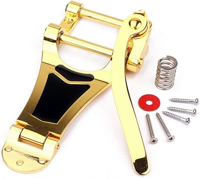 B7 Jazz Guitar Tremolo Vibrato Bridge Tailpiece for Gibson Bigsby ES355 Epiphone Gold