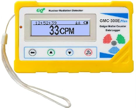 GQ GMC-300E Geiger Counter Nuclear Radiation Detector USA Product Beta Gamma X-ray Dosimeter Radiation Monitor Meter with Yellow Case