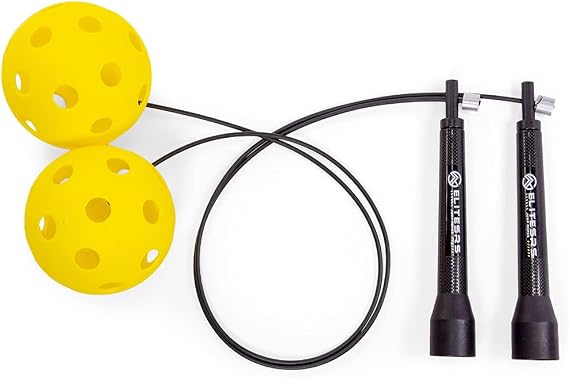 Elite Jumps - Cordless Jump Rope - For All Ages - Durable & Lightweight - Ropeless Jump Rope - For Speed Training & Double Unders - Helps Coordination, Arm Endurance, Skipping Speed & More