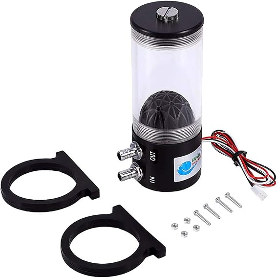 500L/H 10W DC 12V CPU CO2 Water Cooling Pump Heat Exchanger Reservoir Combo
