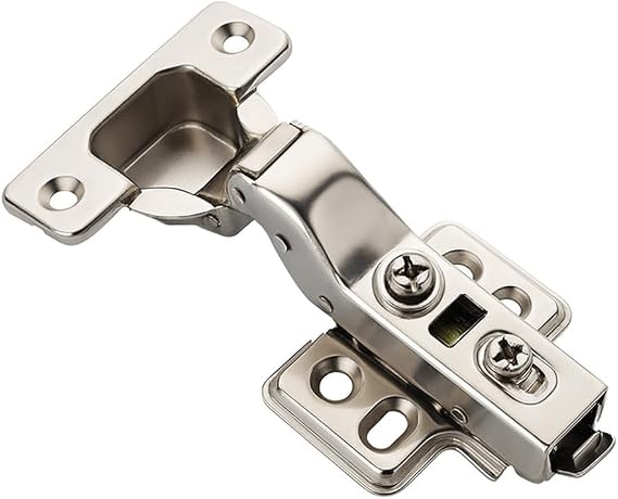 ANGSTROM 2-Pack Frameless Concealed Cabinet Hinges, Soft-Close, 2D Adjustable (Inset)
