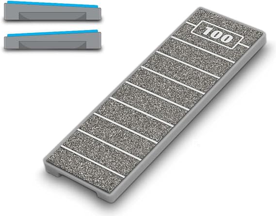 MPOWER FASTTRACK - 2.5 Degree Angled Diamond Sharpening Stone - Extra Coarse (100Grit) - Accessory for FASTTRACK Mk2 Chisel & Plane Blade Sharpener