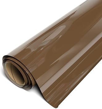 Siser EasyWeed Heat Transfer Vinyl HTV,Iron-on,12 inchs Actual Size11.8 by 3 Feet Roll,for T-ShirtsChocolate