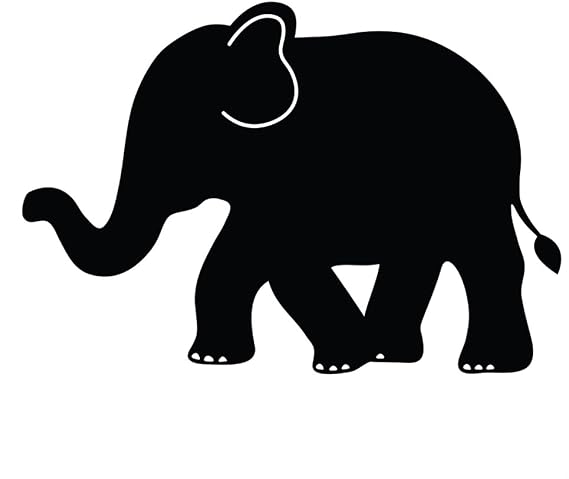 Elephant Chalkboard Wall Decal