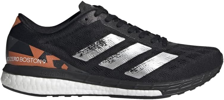 adidas Mens Adizero Boston 9 Running Sneakers Shoes - Black