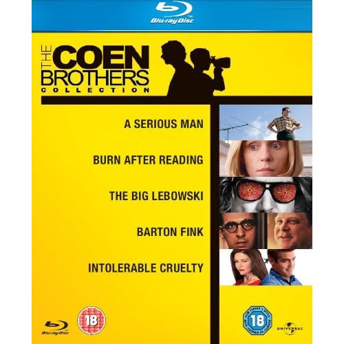 The Coen Brothers Collection - 5-Disc Box Set ( A Serious Man / The Big Lebowski / Burn After Reading / Barton Fink / Intolerable Cruelty ) ( Divorce Law [ Blu-Ray, Reg.A/B/C Import - United Kingdom ]