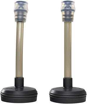 NATHAN NS4596 Hydration Bottle, Portable Water Bottle, Extended Straw, 2 Pack, Running, Trail Running