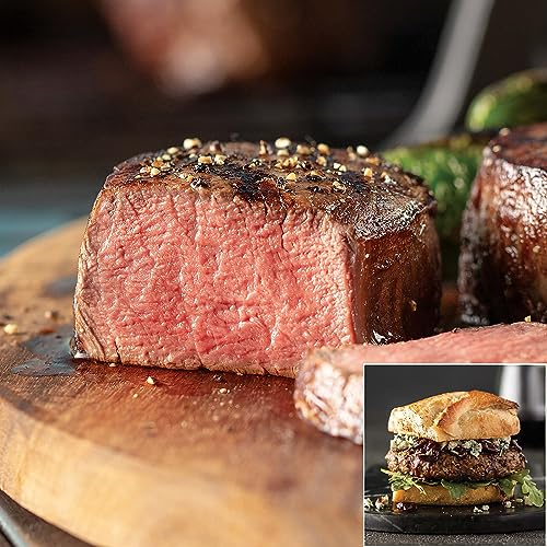 Omaha Steaks Filet Flight Butchers Cut Filet Mignons and PureGround Filet Mignon Burgers