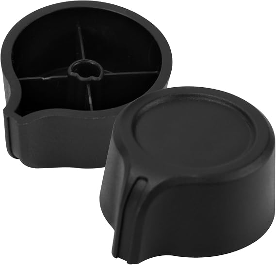 Crockpot Control Knobs Replacement 0.25" Shaft for Hamilton Beach 33665G Slow Cooker, Crock Pot Control Adjustable Knob Replacement, 2 Pack