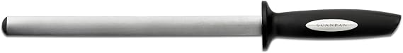 Scanpan Classic Diamond Sharpening Steel, 10", Silver