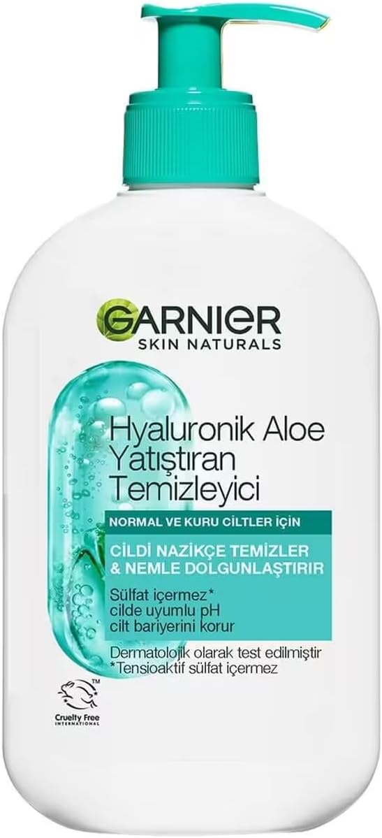 Garnier Hyaluronic Aloe Moisturizing and Soothing Cleanser 250 ML