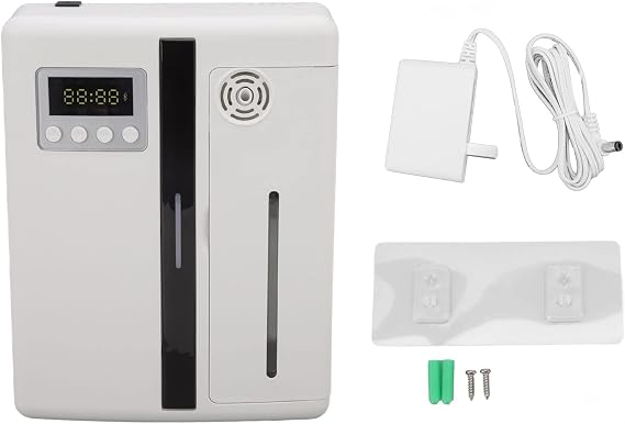 Automatic Scent Air Machine Smart Diffuser Machine, Waterless Essential Oil Diffuser with Nebulizing Technology for Home Hotel Bar, 6.8x2.8x8.7in HVAC Oil Scent Air Machine