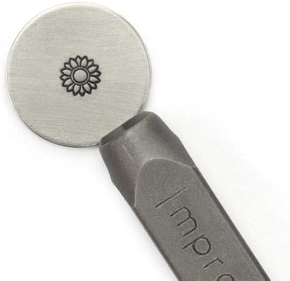 ImpressArt - Sunflower Signature Metal Design Stamp (6mm)