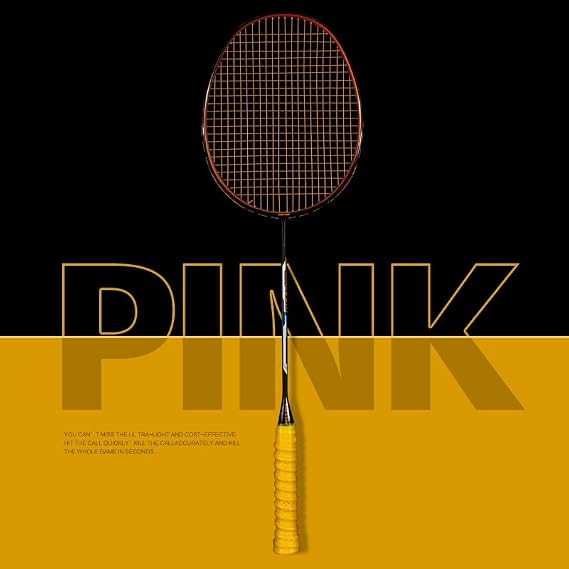 Ultralight 8U 60g Strung Badminton Racket Professional Carbon Badminton Racquet 24-32 LBS