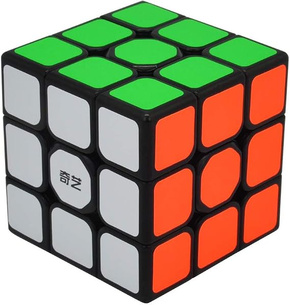 QI YI TOYS Speed Cube Son Nesil 3x3x3 Sihirli Küp, Hızlı ve Pürüzsüz, Dayanıklı ve Toksiksiz Malzeme, Yetişkinler ve Erkekler için Sihirli Küp (Speedcube 3x3x3)