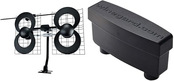 Antennas Direct ClearStream 4V TV Antenna + Winegard LNA-200 Boost XT HDTV Preamplifier Bundle