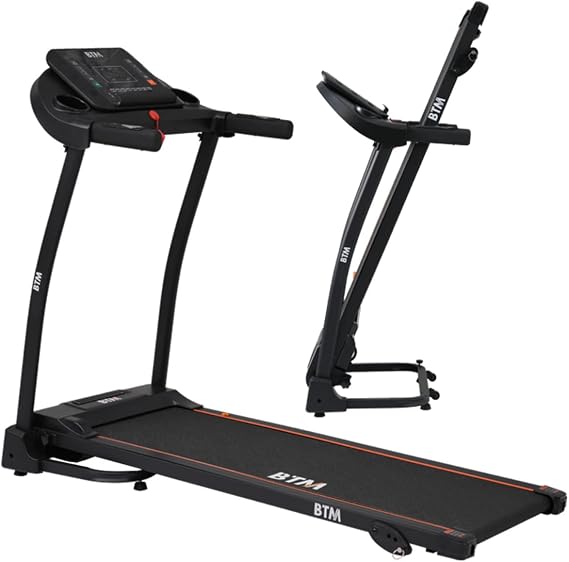 Electric Treadmill, Room Runner, Household Quiet, Fitness Machine, Thin, Silent, Foldable, Heart Rate Monitor, Angle Adjustment, Easy Move, Space Saving, Japanese Instruction Manual