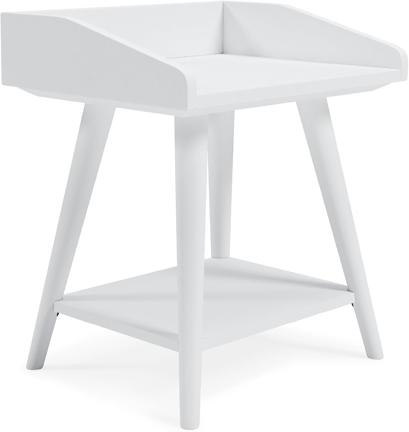 Signature Design by Ashley Blariden Modern Accent or End Table, White