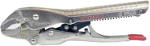 CH Hanson 06100 6-Inch Curved Jaw Self-Adjusting Locking Pliers