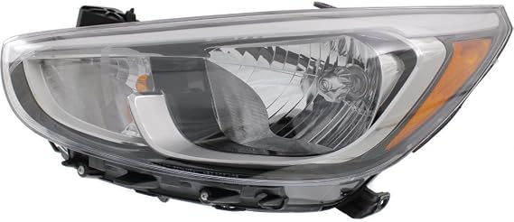 CarLights360 For Hyundai Accent 2015 2016 Headlight Assembly Driver Side DOT Certified | HY2502192 | 92101 1R710