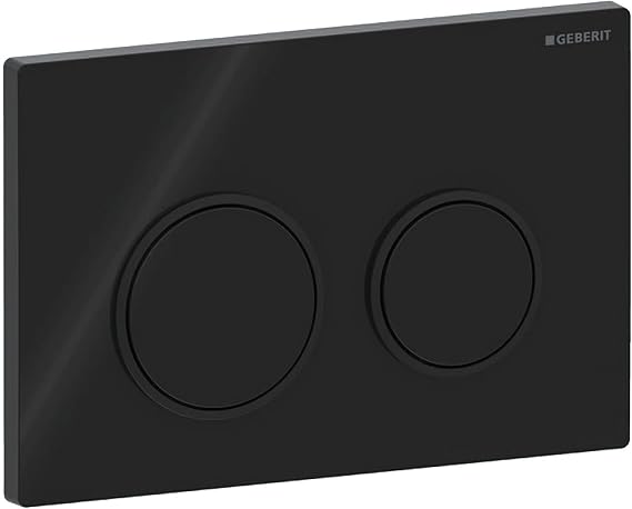 Geberit: 115.085.DW.1 - act pl Omega20 dual pl black/mblac/black