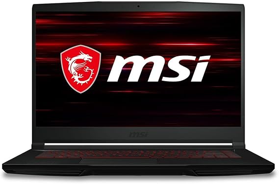 MSI GF65 Gaming Laptop: 15.6" 144Hz FHD 1080p, Intel Core i5-10500H, NVIDIA GeForce RTX 3050, 8GB, 256GB NVMe SSD, Red Keyboard, Win 10, Black 10UC-440