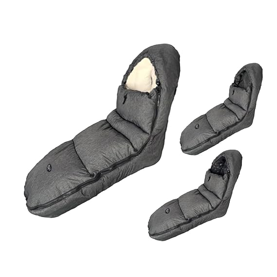 CozyMe Stroller Footmuff - Adjustable Winter Stroller Blanket Evolution for Toddler, Multi Purpose Fleece Lined Warm Hooded Bunting Bag for Baby, Water Repellent | (6M - 4T)