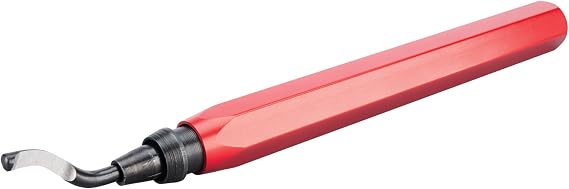 Performance Tool W2960 Swivel Head Pipe Reamer and Deburring Tool | For metal, PVC, copper and conduit. Aluminum handle with tempered M2 steel blades. Quick release blade change