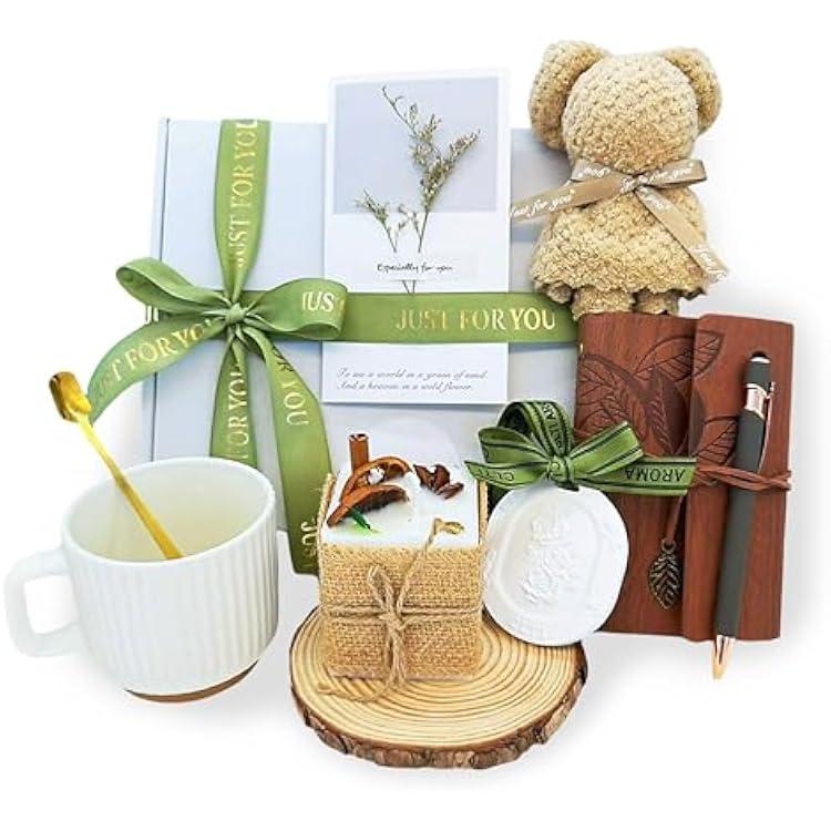 Gifts Box for Women Birthday Bachelorette Pregnancy Gift Set for Women Employee Mother New Mom Stepmom Daughter in Law Friends Female Sister Wife Her Girlfriend Bridesmaid Get Well Gift Baskets