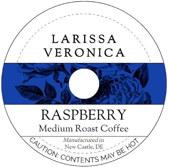 Raspberry Medium Roast Coffee (Single Serve K-Cup Pods) (Gourmet, Naturally Flavored, Whole Coffee Beans) (12 pods, ZIN: 574328)