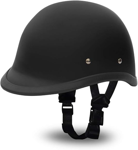Daytona Helmets Hawk Headgear for Men - Novelty Half Helmet with Breathable Liner - Retro Skull Cap Helmet with Head Wrap