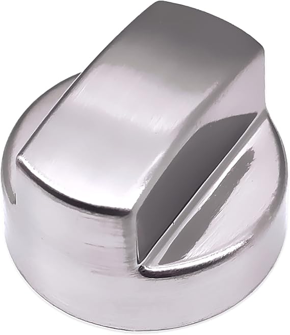 Wolf Range Hood Knob Replacement 811195 805328 KIP5D44 5D44 B002MFNQ34 Ventilation Hood Knob for Sub-Zero Wolf (Silver)
