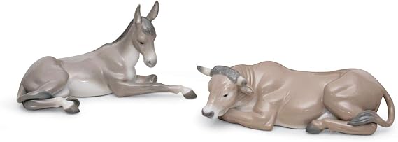 LLADRO Animals at Bethlehem Nativity Set