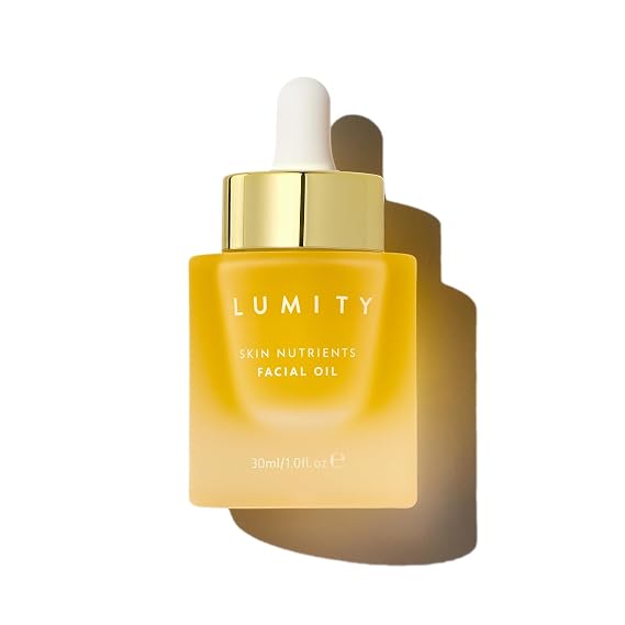 LUMITY Award-Winning Natural Moisturising Anti-Ageing Natural Facial Oil For Fine Lines And Wrinkles - Argan Oil, Jojoba Seed Oil, Green Tea Leaf Extract,