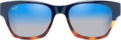 Maui Jim Unisex Valley Isle Square Sunglasses