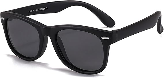 Kids Sunglasses Girls Boys Polarized,Toddler Sunglasses UV400 Protection Flexible TPEE Frame for Children Age3-10